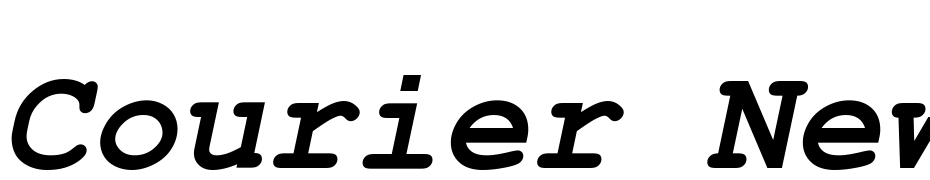 Courier New Bold Italic Yazı tipi ücretsiz indir
